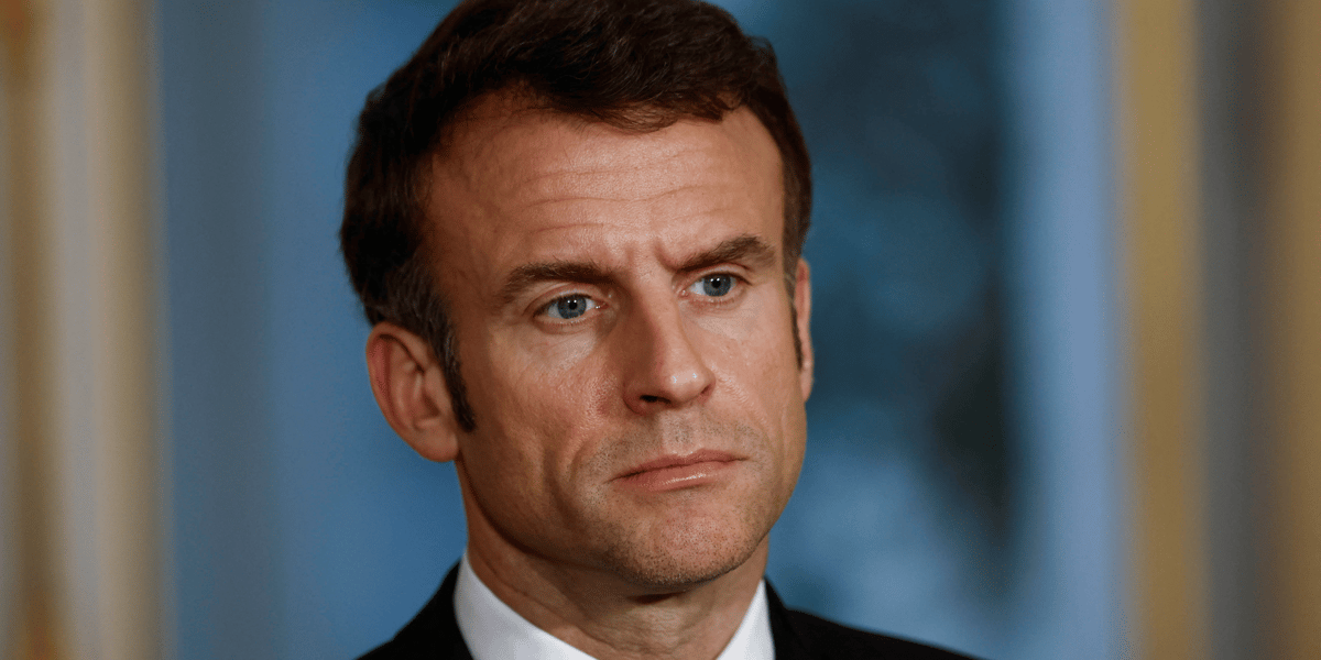 Photo d'archives du president francais, emmanuel macron