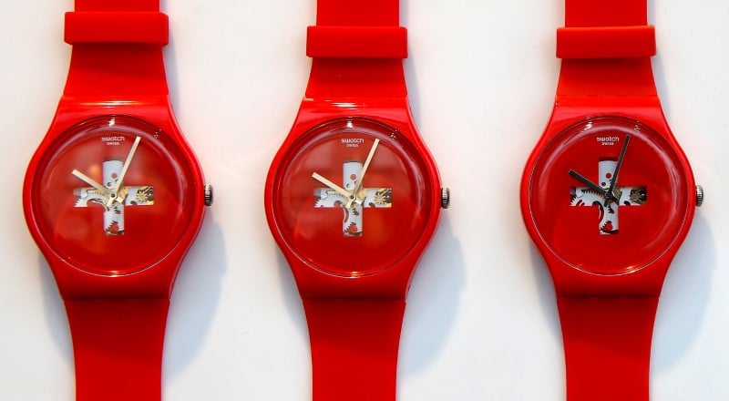 Swatch "tres positif" pour 2018 apres une acceleration fin 2017