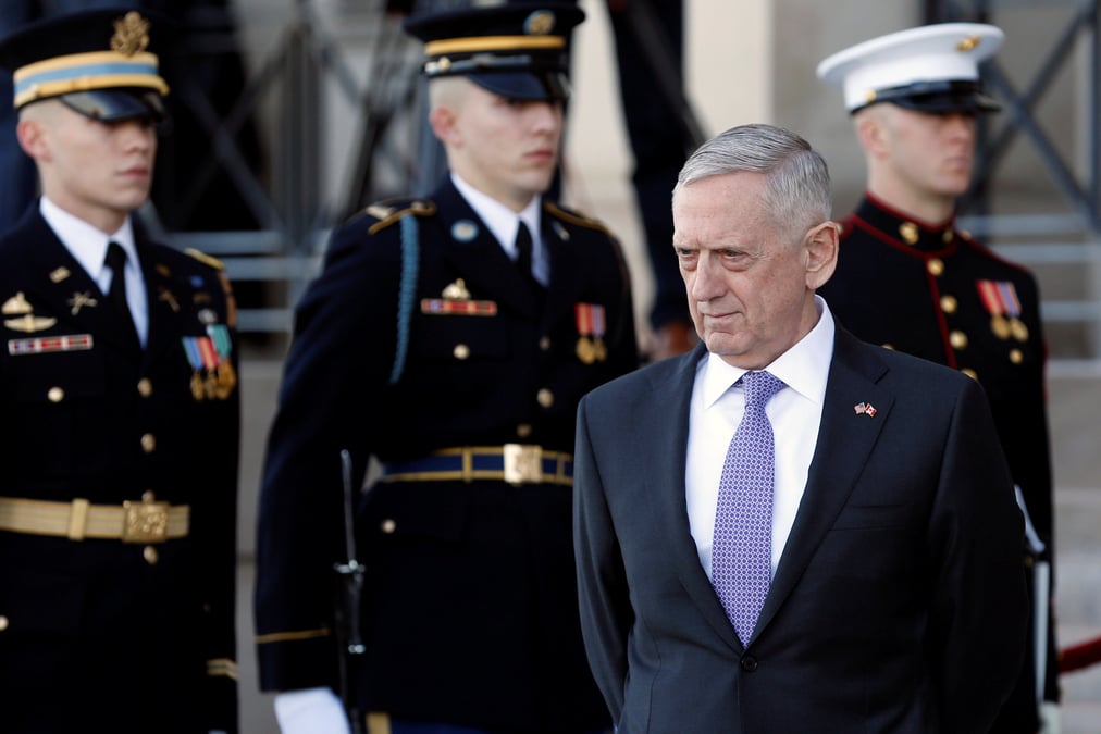 Mattis en irak en pleine reprise de la bataille de mossoul