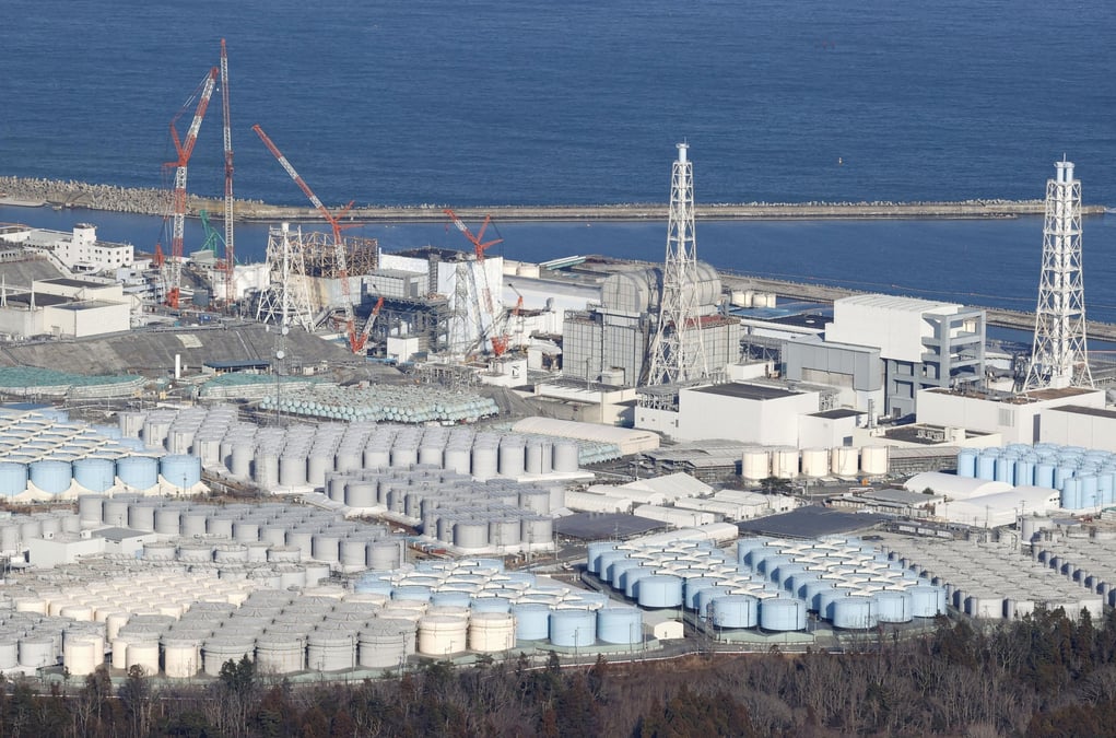 Les réservoirs de stockage des eaux traitées de la centrale nucléaire de Fukushima, au Japon. (Photo d'illustration)