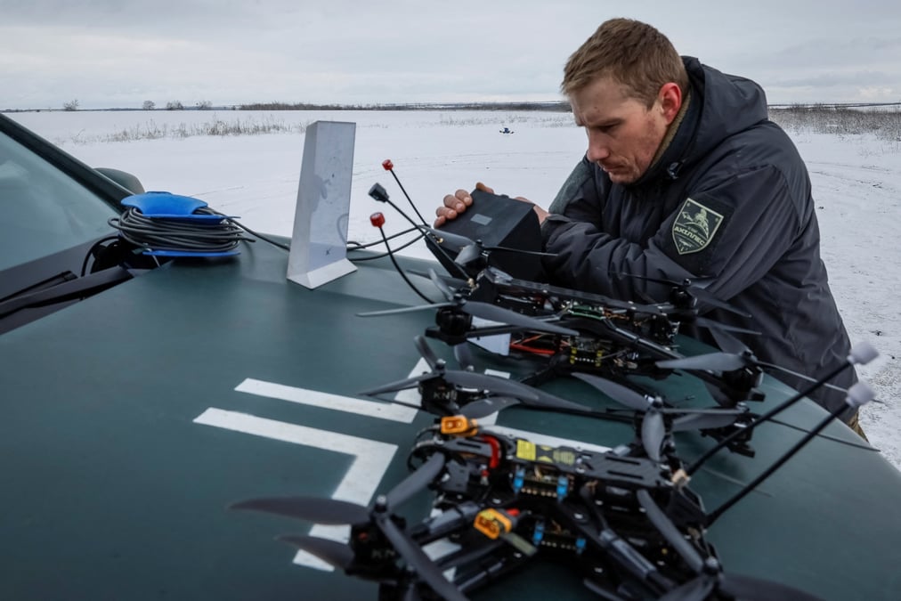 Les drones ukrainiens mettent les russes en échec, notamment en mer Noire (photo d'illustration).