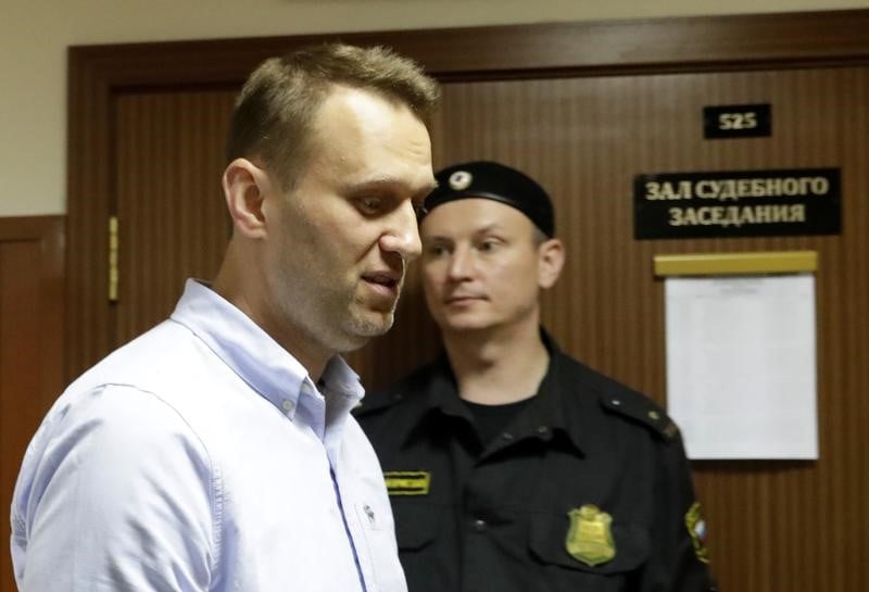 Les locaux de l'opposant russe navalny perquisitionnes a moscou