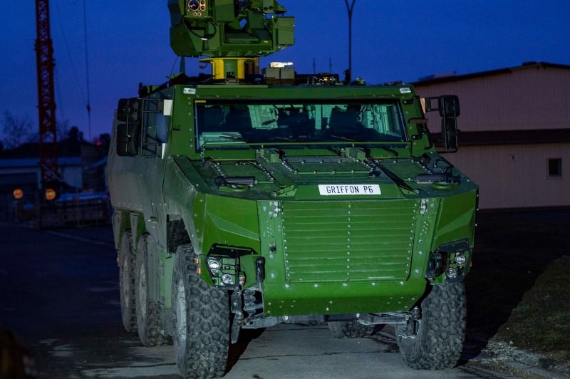véhicule blindé Griffon Nexter armée de Terre Belgique