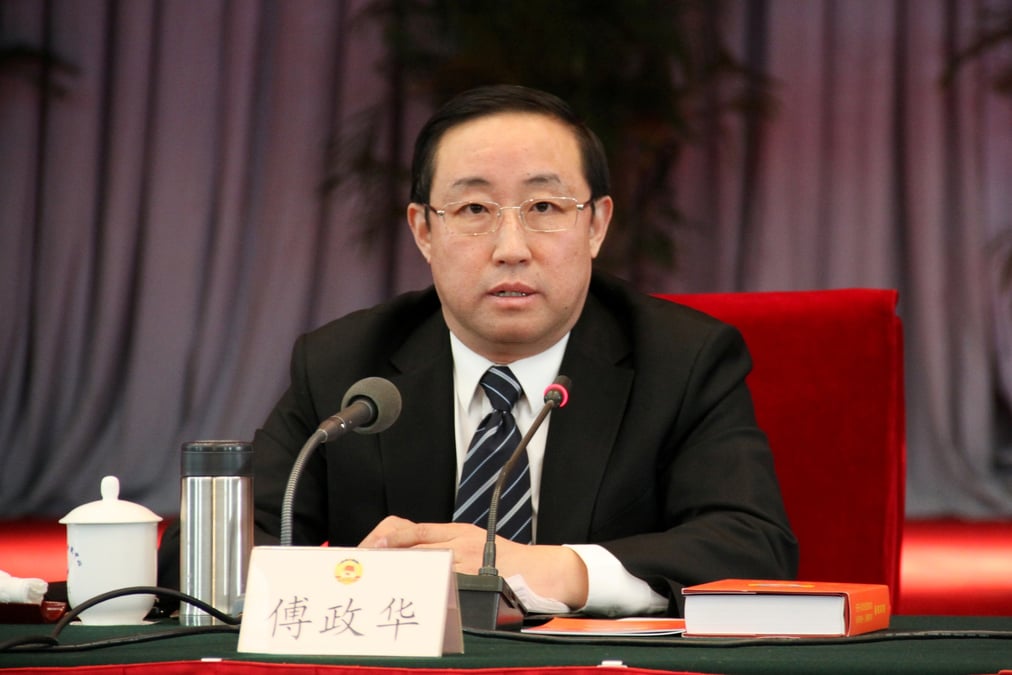 Chine: l'ancien ministre de la justice fu zhenghua arrete pour corruption