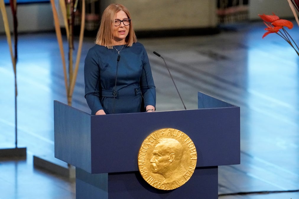 Remise du prix nobel de la paix pour 2022 a oslo