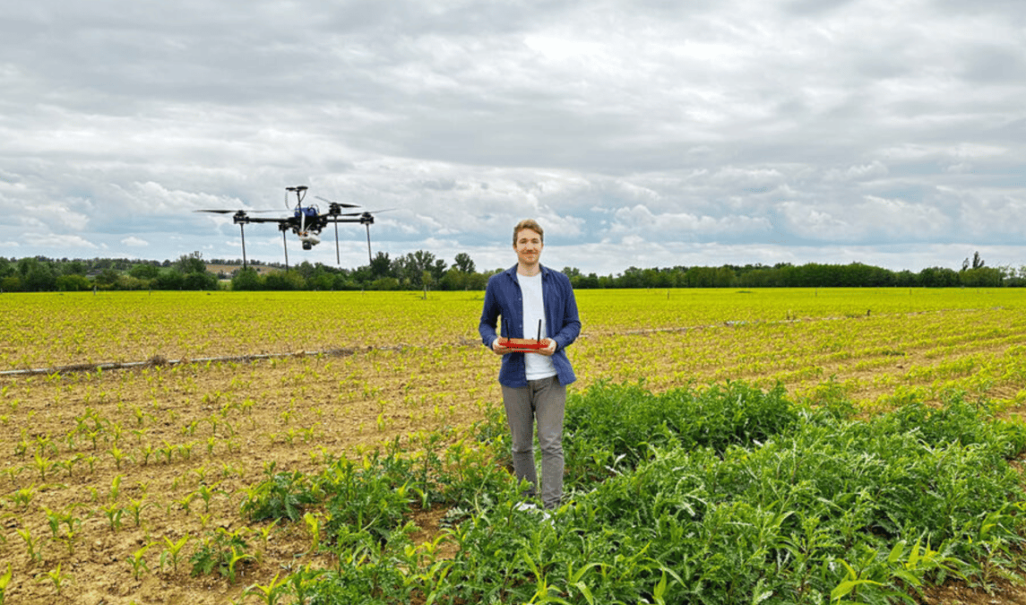Grégoire Dupré veut offrir une nouvelle dimension à sa société Abelio, spécialisée dans l'agriculture connectée.