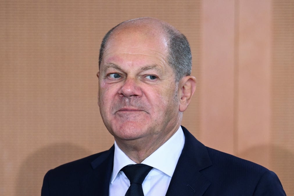 Le chancelier allemand olaf scholz