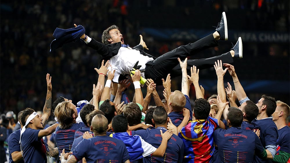 Luis Enrique a mené le PSG en finale de Ligue des champions (31 mai) et de la Coupe de France (24 mai).