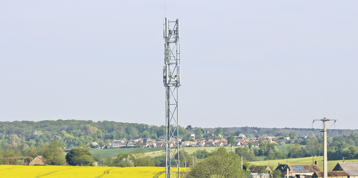 Une antenne de téléphonie mobile.