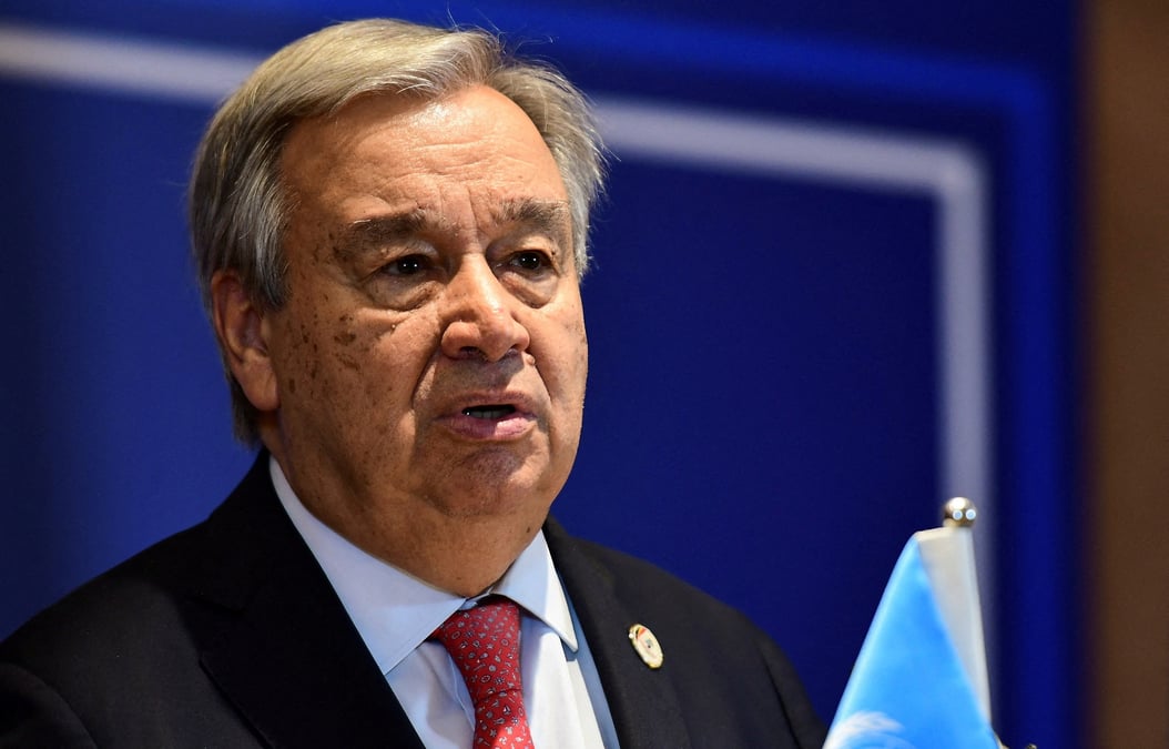 Photo d'archives du secretaire general des nations unies, antonio guterres