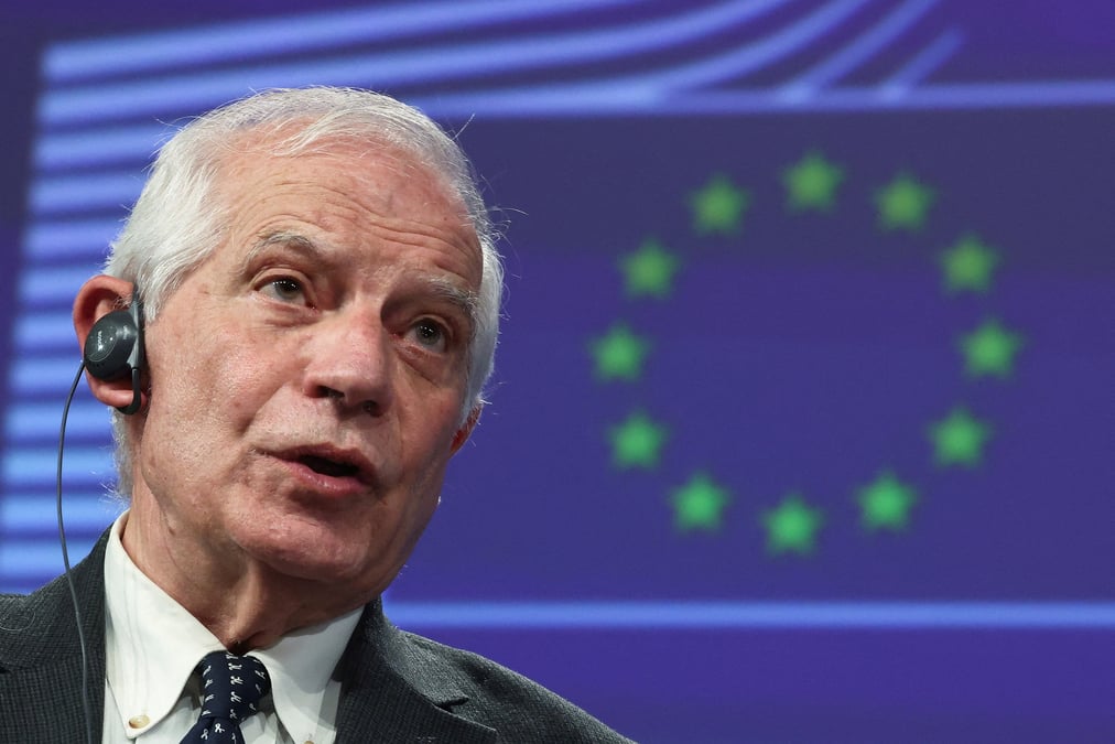 Photo d'archives du chef de la diplomatie du bloc communautaire, josep borrell