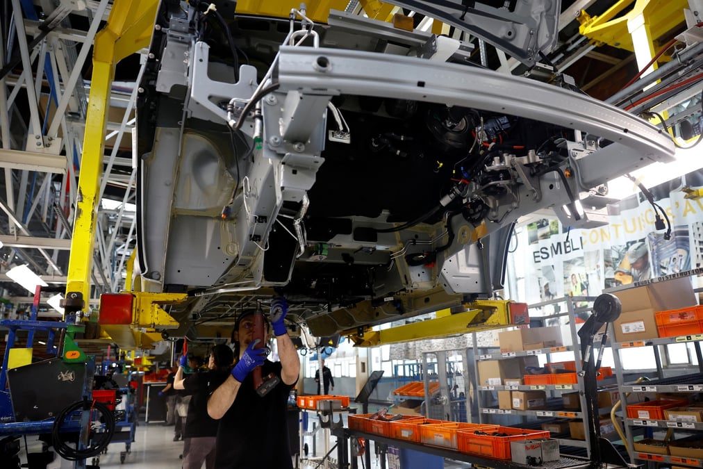 Visit of renault sandouville plant in normandy