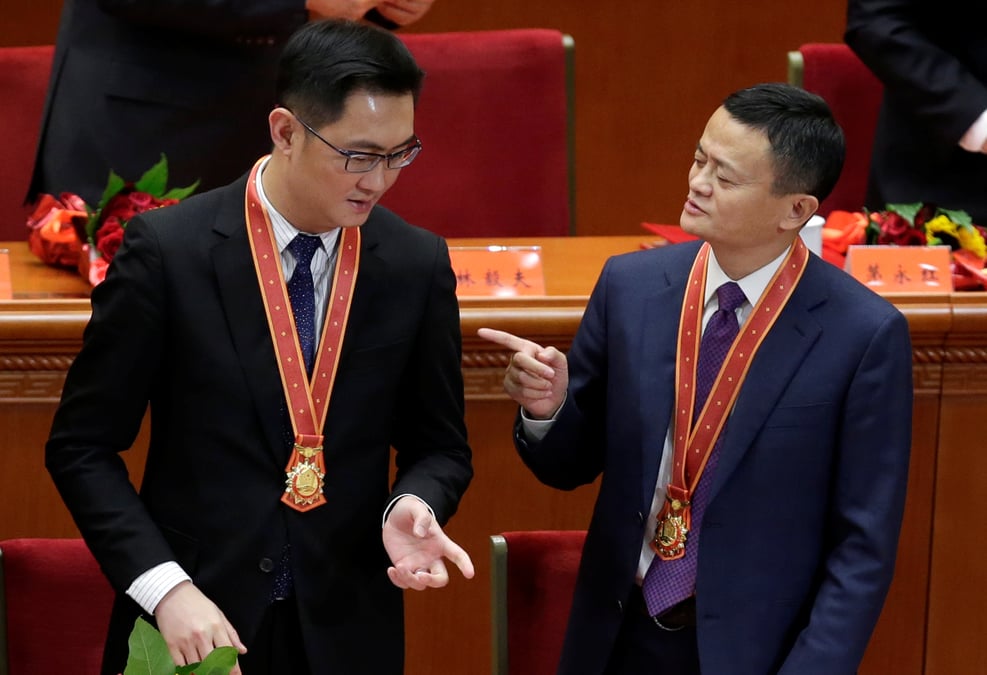 Pekin demande a alibaba et tencent de ne plus se bloquer mutuellement