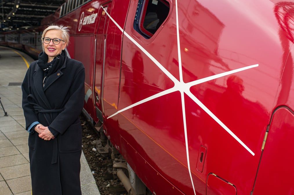 Gwendoline Cazenave, CEO d'Eurostar, veut faire « de la compagnie l'épine dorsale du voyage durable en Europe ».