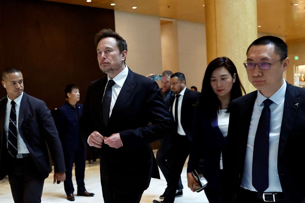 Elon Musk à Pékin le 31 mai dernier.