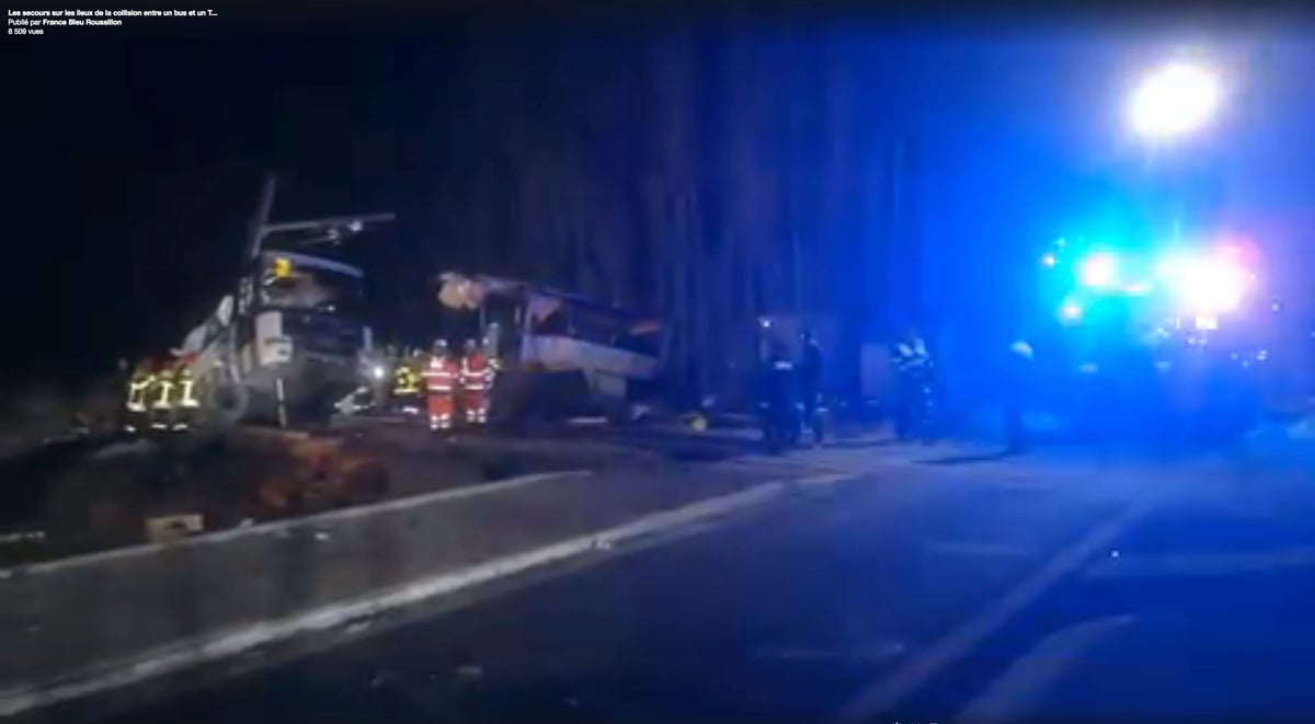La collision entre un bus et un ter a fait 6 morts