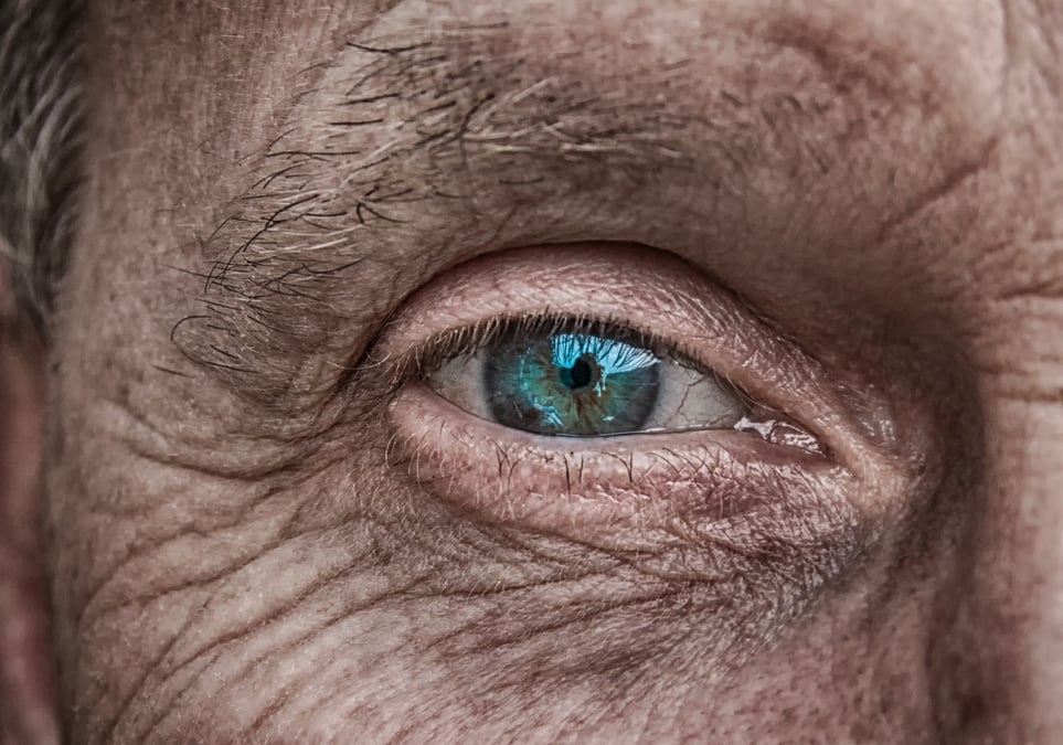oeil, vision, vue, aveugle