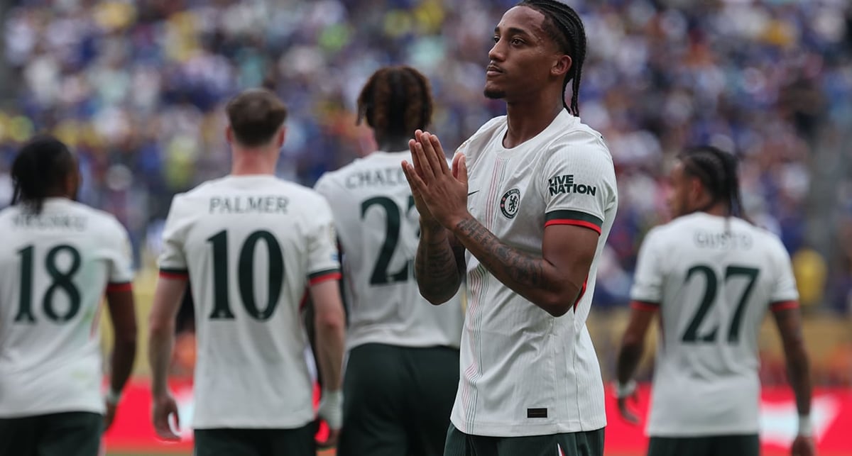 Joao Pedro, attaquant du Chelsea FC lors d'un match de demi-finale de la Coupe du Monde des Clubs de la FIFA 2025 au MetLife Stadium, le 8 juillet 2025.