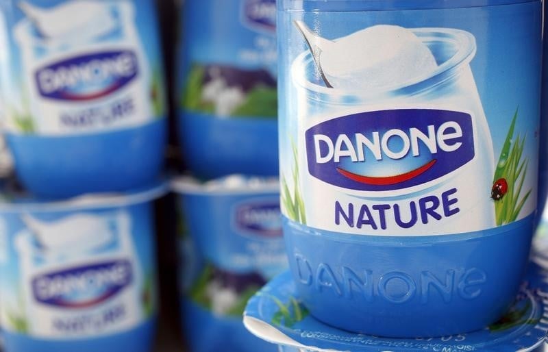 Danone vise une croissance du ca de plus de 5% par an
