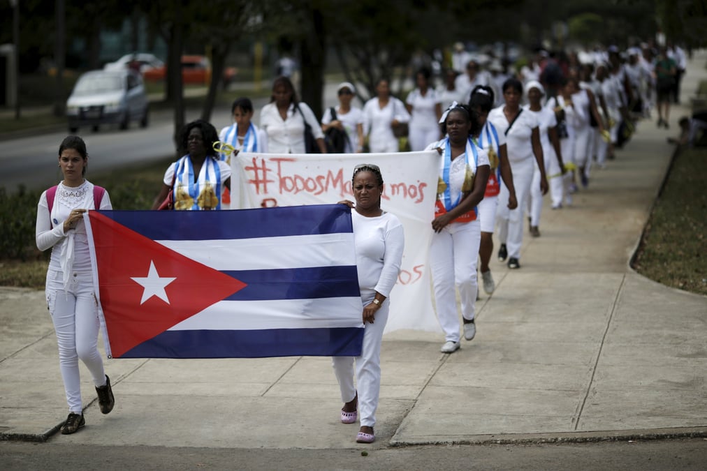 Cuba force des dissidents a l’exil, selon une ong