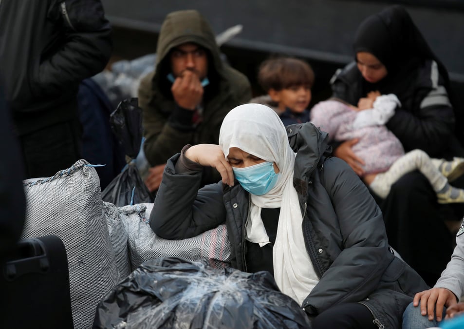 Coronavirus: un premier cas dans le camp de migrants grec de moria