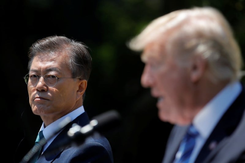 Menace nord-coreenne: trump en appelle a une "reponse determinee"