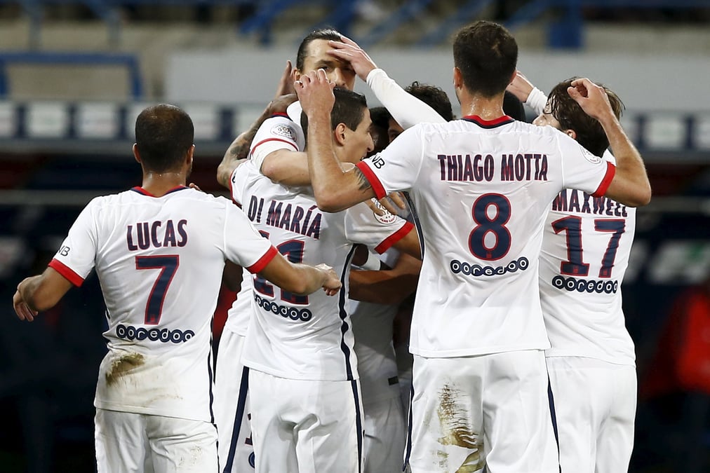 Le psg enchaine en ligue 1 en 2016