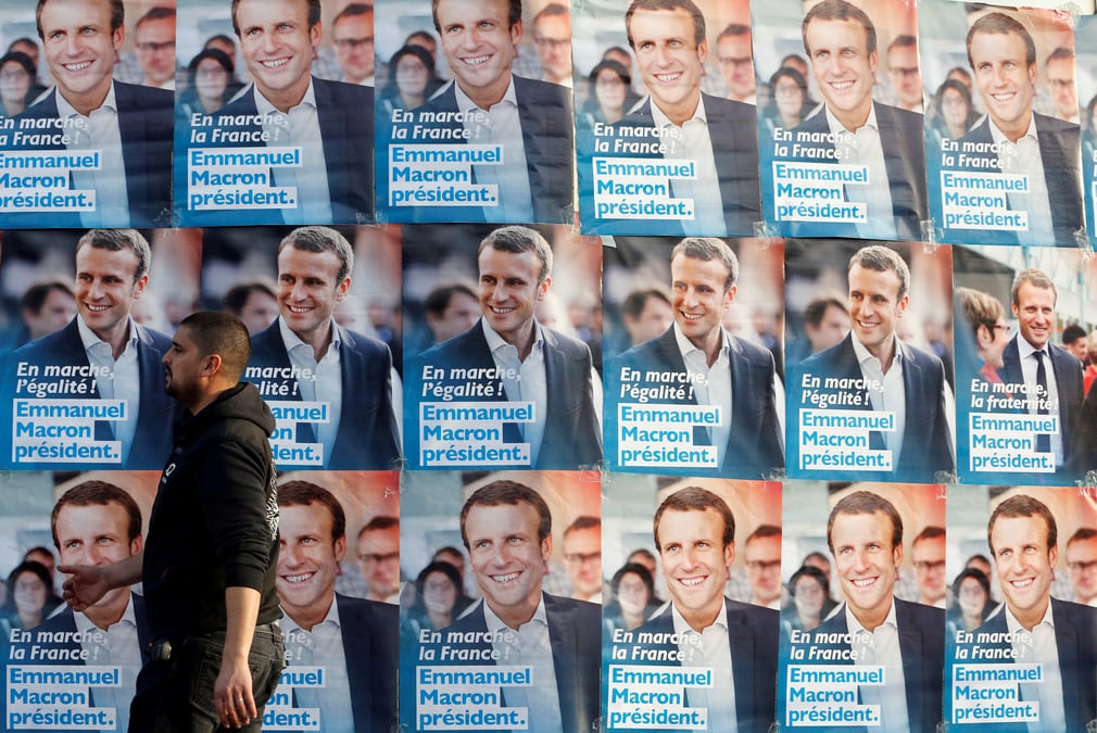 Macron a egalite avec le pen dans un sondage opinionway-orpi