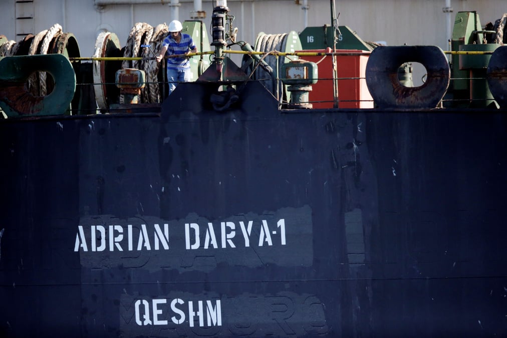 Washington place sur liste noire le petrolier iranien adrian darya