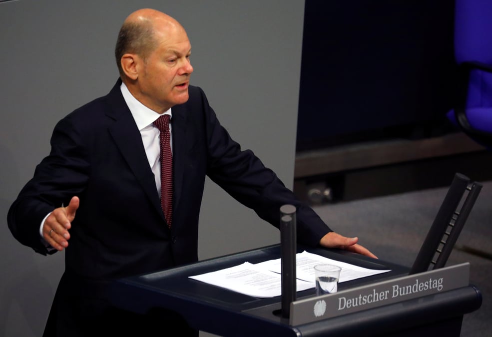 Accord a l'ocde sur des propositions de reforme de la taxation des grandes entreprises, selon scholz
