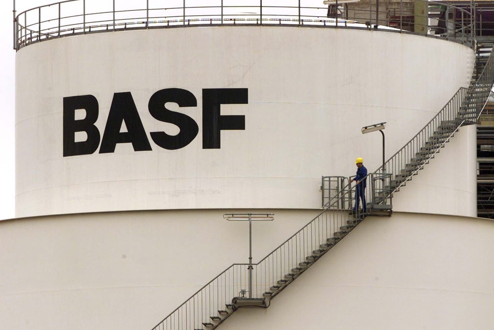 Usine chimique basf dans la ville de schwarzheide