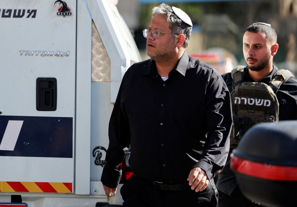 Le ministre israelien de la securite nationale, itamar ben-gvir