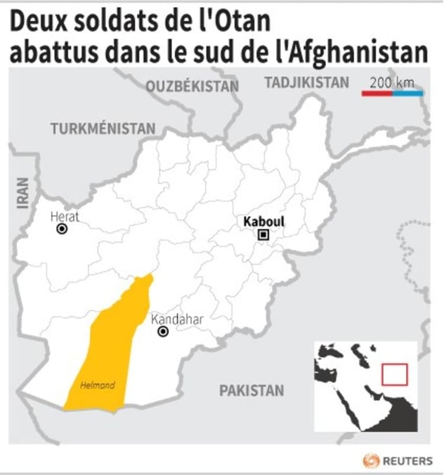 Deux soldats de l'otan abattus dans le sud de l'afghanistan