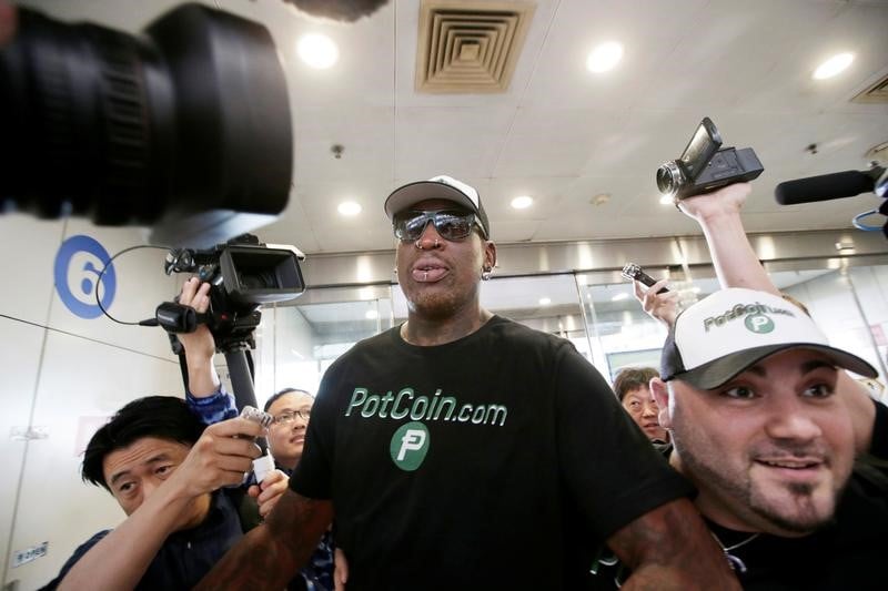 Dennis rodman de retour en coree du nord
