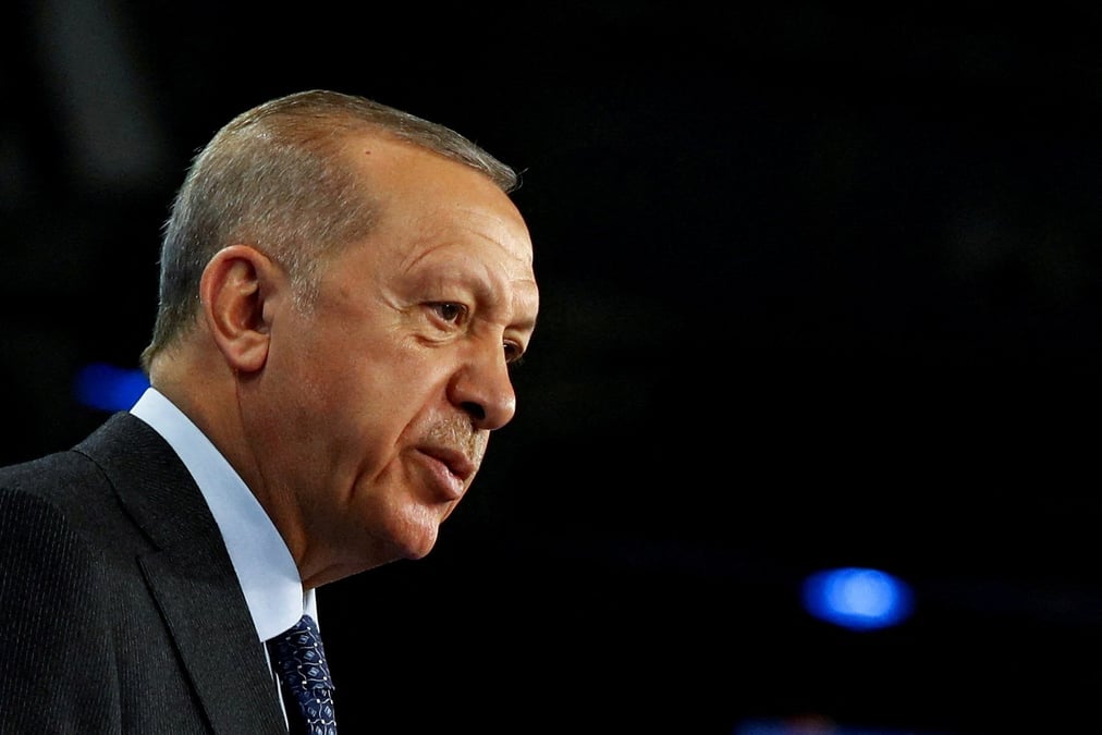 Photo d'archives du president turc recep tayyip erdogan