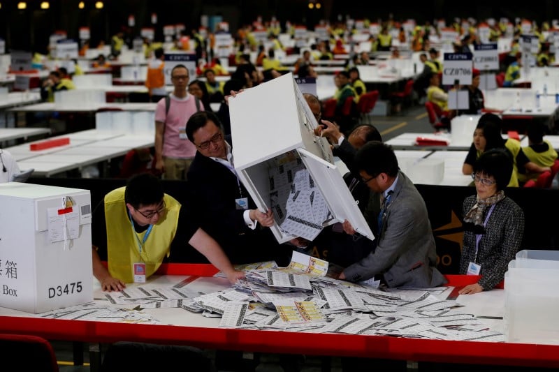 Percee des independantistes radicaux a hong kong