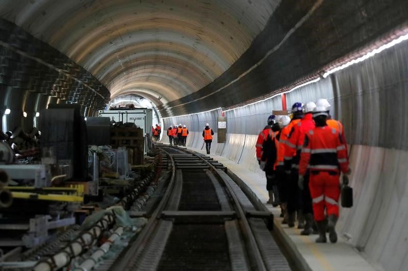 Contrat sur la ligne 14 sud du metro parisien pour vinci et spie