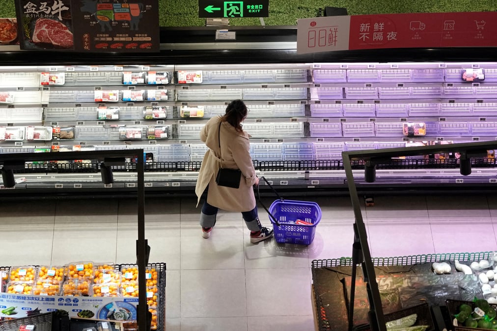 Un supermarche a shangai