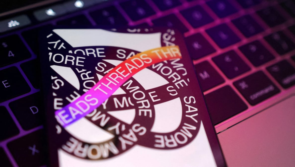 Illustration du logo de meta threads