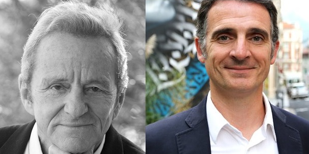 Alain Carignon (sans étiquette) et Eric Piolle (EELV)