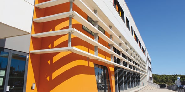 Les locaux du LIRMM, sur le campus Saint-Priest de Montpellier
