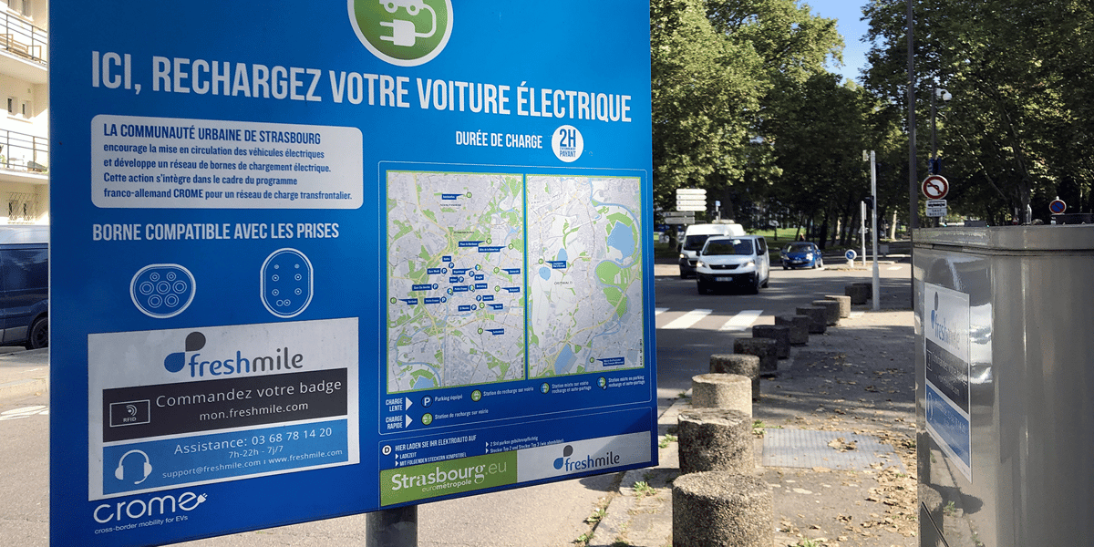 Borne recharge voiture electrique