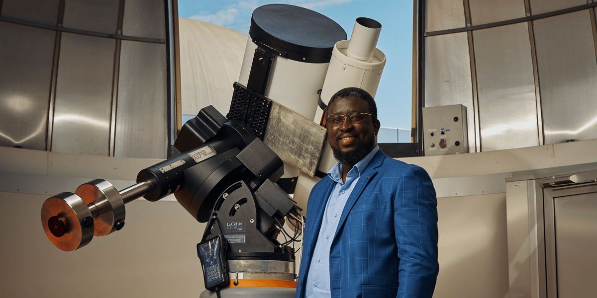 Maram Kairé, président de l'Agence sénégalaise d'études spatiales, intervenait fin juin à la Cité de l'espace à Toulouse, à l'occasion du congrès de l’Union astronomique internationale.