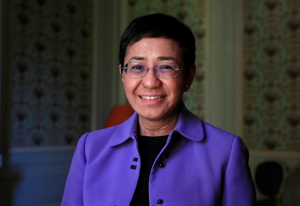 Le nobel de la paix 2021 attribue aux journalistes maria ressa et dimitri muratov
