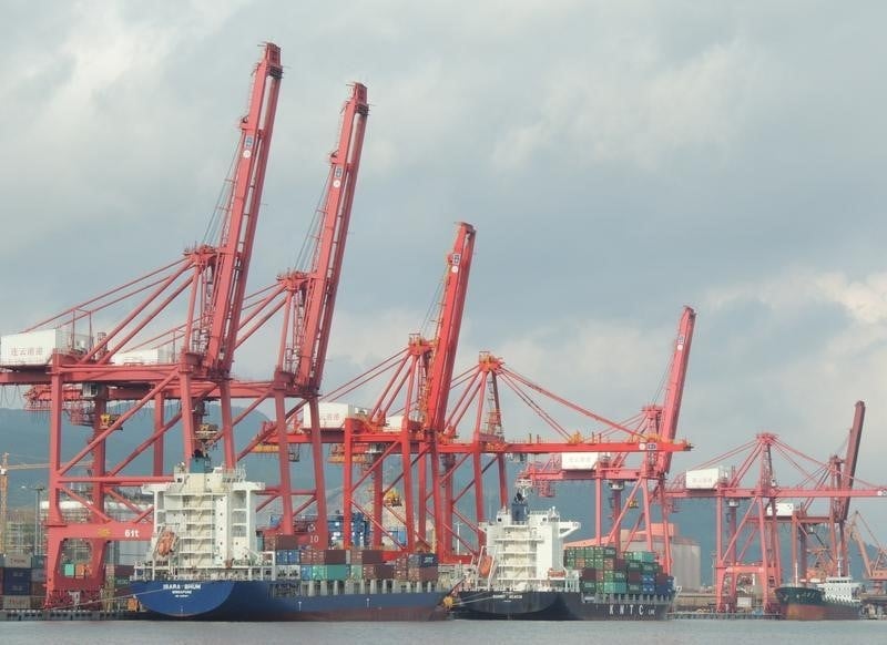 Recul moins important que prevu des exportations chinoises