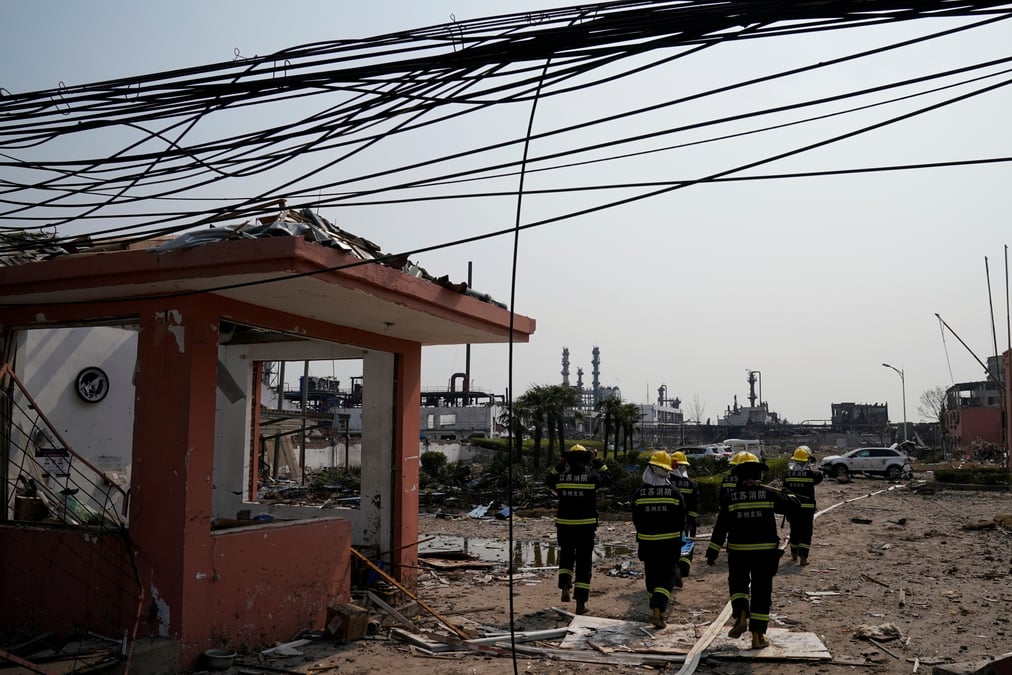 Explosion en chine: le bilan passe a 64 morts