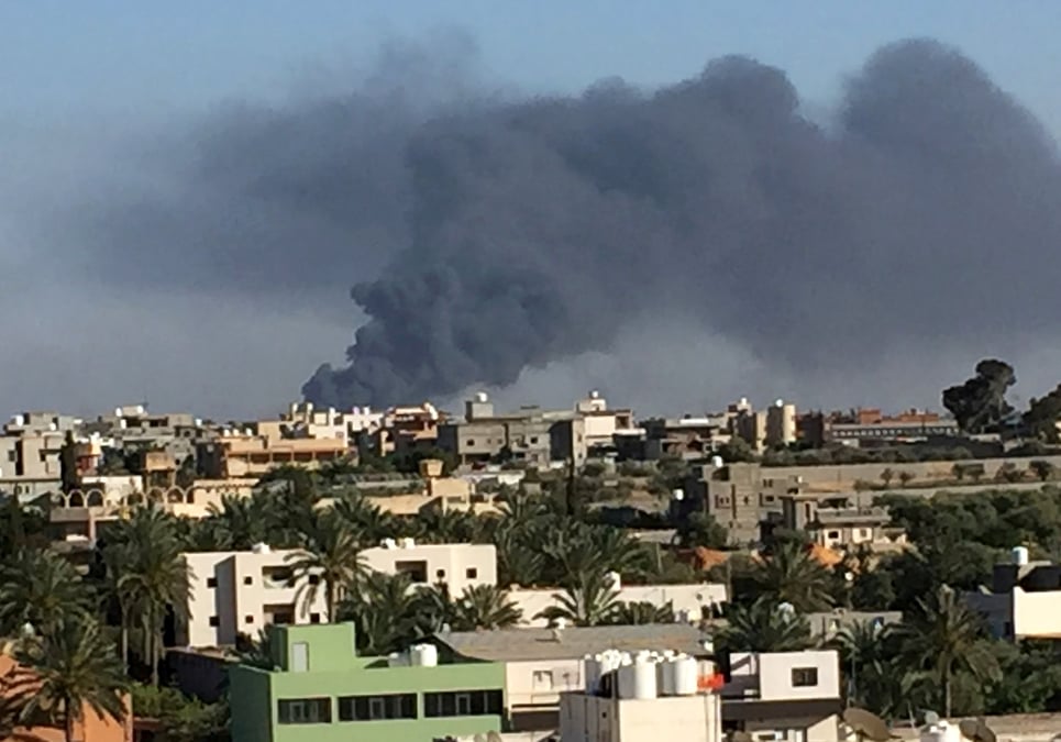 La france appelle a un cessez-le-feu sans conditions en libye
