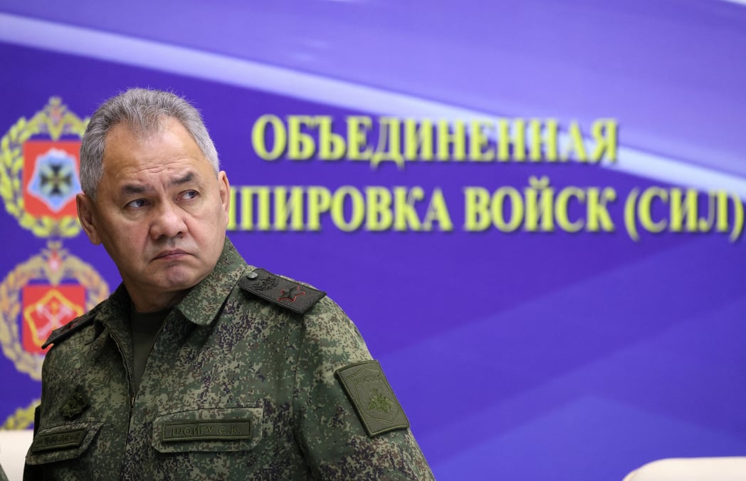 Le ministre russe de la defense, sergei choigou
