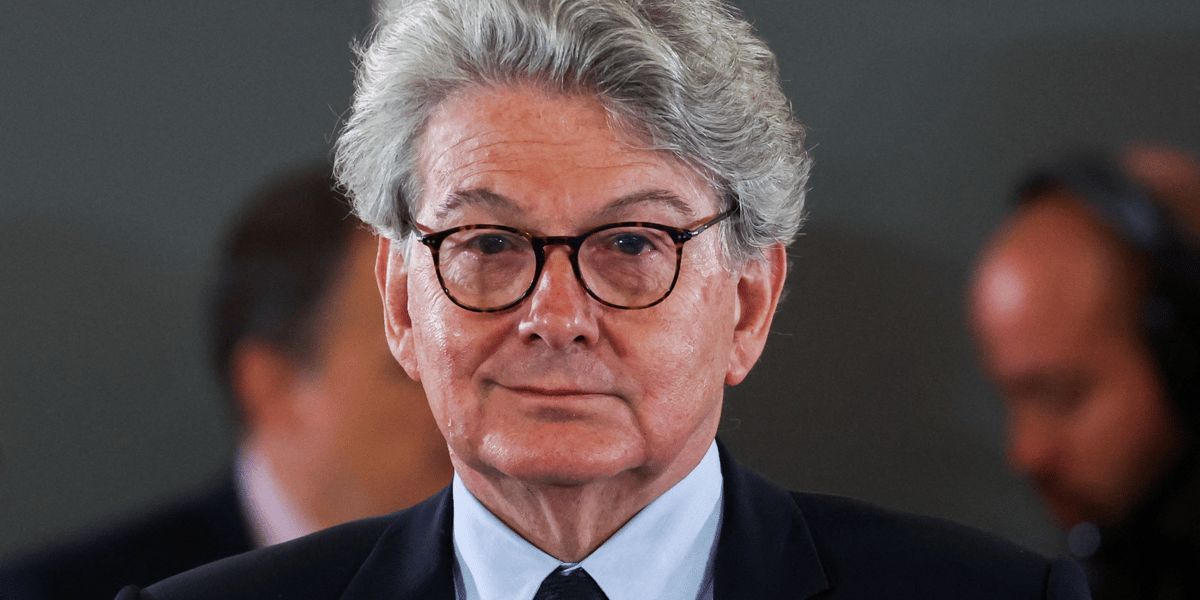 Thierry breton, le commissaire européen au marché intérieur.