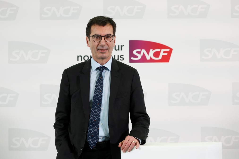 Photo du president-directeur general de la sncf, jean-pierre farandou